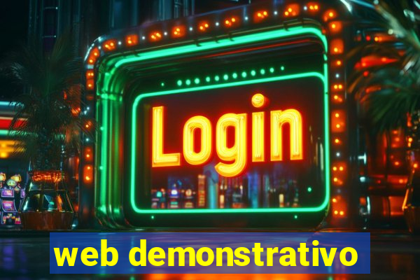 web demonstrativo